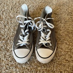 Grey Hightop Converse